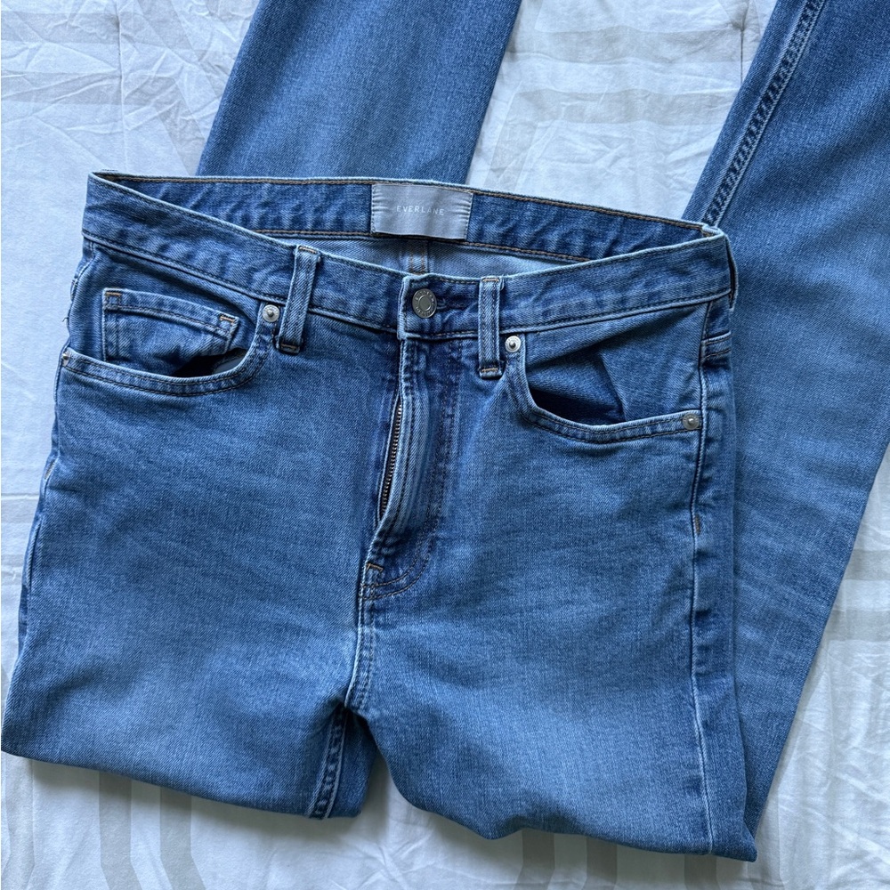 Everlane High Rise Straight Jeans